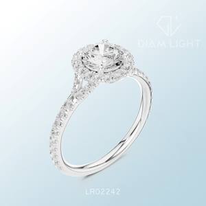 Elegante anillo de racimo redondo hecho a medida, certificado por IGI, diseño personalizado, ideal para compradores de joyería de compromiso, nupcial y de moda. - Product Image 6