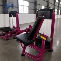 Máquina Comercial de Extensión de Piernas con Pila de Pesas de 100 kg, Equipo de Entrenamiento de Fuerza Sentado para Gimnasios Comerciales