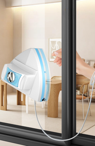 Nettoyeur de vitres magnétique <span class=keywords><strong>double</strong></span> face réglable MOP13 avec raclette à eau ; Essuie-glace pour fenêtres à <span class=keywords><strong>double</strong></span> et triple <span class=keywords><strong>vitrage</strong></span> - Product Image 4