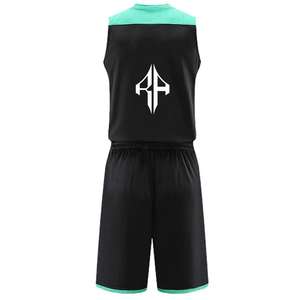 Nuevos conjuntos de baloncesto de sublimación para hombres con logotipo personalizado, Material de poliéster 100% de alta calidad premium, precios baratos para hombres - Product Image 3