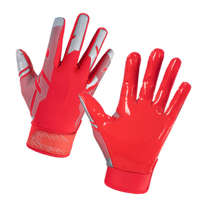 Gants de football américain de haute qualité pour receveur, super adhérents, pour le rugby par temps froid, respirants, en cuir PU, gants de sport - Product Image 4