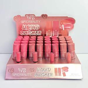 Rubor Líquido Warda Beauty, Larga Duración, Acabado Mate Natural, Resistente al Sudor y al Agua, 4 Tonos, Maquillaje para Mejillas - Product Image 1