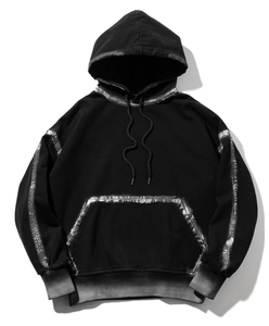 Sweat à capuche surdimensionné avec logo vierge pour hommes, sweat à capuche épais, éponge française, 100% - Product Image 2