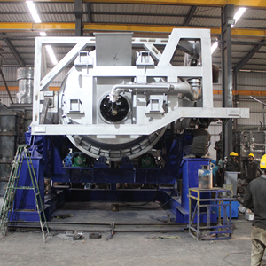 Most Advanced 10 Ton Capacity Universal Tilting Blast Furnace <b>Burner</b> Pump Motor Bearing 220V-for All Types Aluminum Scrap - Product Image 4