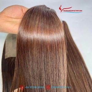 ผมตรงจากกระดูก100% สำหรับต่อผมมนุษย์สีออมเบร - Product Image 3