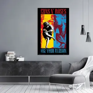 Póster de diseño moderno de Guns N' Roses, utilízalo como decoración de pared - Product Image 3