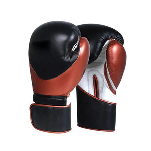 Gants de boxe en cuir véritable/PU avec logo personnalisé, sac de Muay Thai, gants de kick-boxing, gants de boxe multicouches à haute densité - Product Image 5