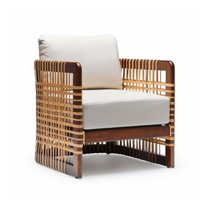 SOFA 1 SEATER IN TEAK WOOD FOR HOTEL MADE IN INDONESIA - Product Image 1