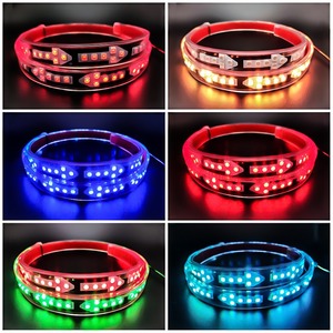 Toptan 1/1.2/1.5/1.8/2/2.2/2.4M otomatik RGB kovalayan şerit LED kamyon Pickup evrensel arka römork için sinyal lambası açın Led ışık - Product Image 3