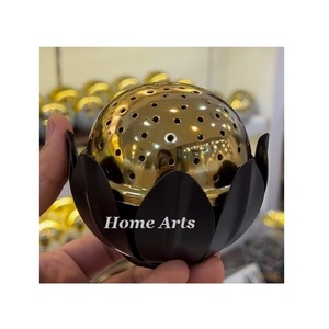 Quemador de Incienso de Diseño Moderno en Forma Redonda, Quemador de Incienso de Mármol y Metal para Oud, del Mejor Exportador de la India - Product Image 6