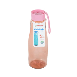 Bouteille d'eau en plastique réutilisable de 700 ml, avec couvercle à visser, résistante aux fuites, légère, pour les voyages et le bureau - Product Image 1
