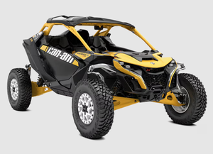 2024 Maverick R X RS พร้อมคาร์บอนสีดำและนีโอเหลือง - Product Image 2