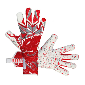 Gants de football avec une forte adhérence en latex et un dos respirant, gants de gardien de but professionnels avec paume résistante aux chocs - Product Image 5