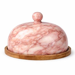 Support à gâteau en résine marbrée à carreaux élégant et chic, avec base en bois, présentoir à dessert élégant et raffiné, vente chaude - Product Image 1