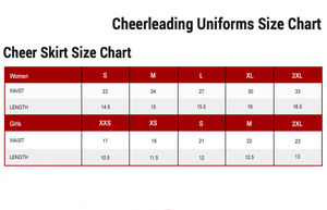 Adult Sizes Available High Quality Polyester/Spandex Competition <b>Cheerleading</b> Uniforms with Skirt Top Set Customizable for Teams - Product Image 6