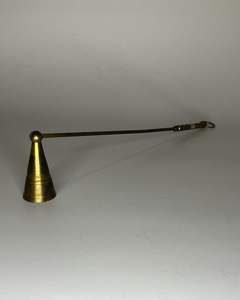 WarmTone Brass <b>Candle</b> Snuffer Enhancing Cozy Atmosphere Through Rich Metallic Hue - Product Image 1