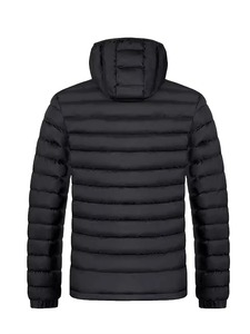 Veste matelassée coupe-vent avec capuche en polaire Veste d'hiver d'extérieur personnalisée avec capuche Manteau à bas prix pour temps froid Vente en gros - Product Image 2