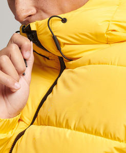 Abrigo acolchado de burbujas de alta calidad para hombre, chaqueta cálida con capucha de invierno, moda para exteriores, prendas de vestir acolchadas gruesas informales, chaquetas para hombre - Product Image 3