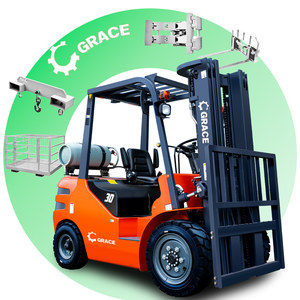 Hoogpresterende 5t <span class=keywords><strong>LPG</strong></span>-heftruck met Japanse Nissan-motor, dubbele brandstof, lage prijs - Product Image 6