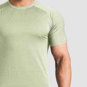เสื้อยืด Legacy Basic สีเขียว ผลิตจากผ้าฝ้ายถัก/ใยไผ่ น้ำหนักเบา ดีไซน์เรียบง่าย ทนทาน พร้อมลายพิมพ์แบบ Discharge Printing - Product Image 5