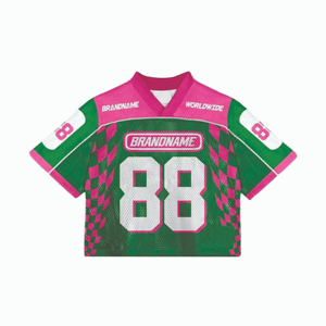 Camisetas de Malla de Poliéster 100% Personalizadas de Alta Calidad, Transpirables, de Secado Rápido, que Absorben la Humedad, Jersey Deportivo Masculino de Fútbol Americano - Product Image 4