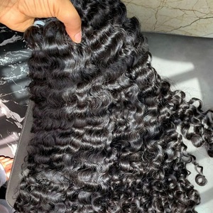 Pelo rizado birmano de la mejor calidad 100% paquetes de cabello humano vietnamita - Product Image 2