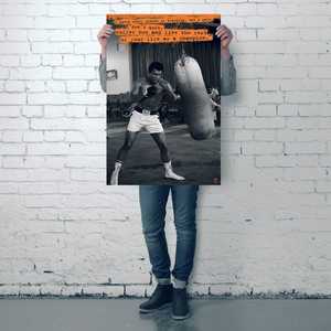 Affiche murale Muhammad Ali au design moderne pour sac de sable - Product Image 4