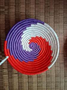 ที่รองแก้วกาแฟทำด้วยมือทำจากผ้าฝ้ายแบบดั้งเดิมของตกแต่งบ้าน - Product Image 5