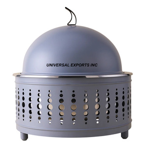 Casserole de créateur de forme ronde martelée finition or et argent dernière arrivée chauffe-plats de luxe en métal - Product Image 5