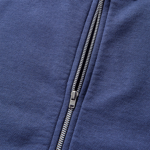 Sudadera con Capucha Negra de Algodón Orgánico 100% TWILL SPORTS 2026, Transpirable, con Cierre, para Hombre, Estilo Hip Hop y Urbano - Product Image 3