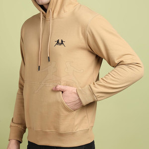 Sudadera con capucha de mezcla de algodón informal para hombre con Capucha ajustable y estilo clásico sudaderas con capucha de algodón simples y suaves para hombre - Product Image 6