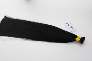 Cabello Humano Virgen 100% de Vietnam, Acabado Liso, Natural, Duradero, Negro, Precio de Fábrica, Superventas - Product Image 5