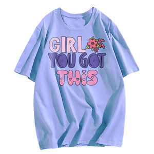 เสื้อยืดวิ่งผู้หญิงทรงเข้ารูป ระบายอากาศดี ดีไซน์ใหม่ทันสมัย ผ้าฝ้ายขายดี ความยาวสั้น ขายส่ง - Product Image 4