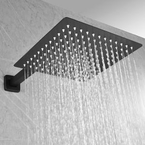 Mélangeur de <span class=keywords><strong>douche</strong></span> carré de pluie chaude et froide en laiton massif fini <span class=keywords><strong>doré</strong></span> avec robinet de bain cascade - Product Image 5