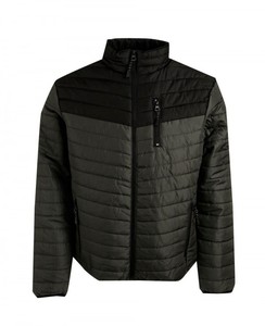 Veste polaire imperméable légère avec logo personnalisé OEM Veste d'extérieur d'hiver avec design à blocs de couleurs - Product Image 6