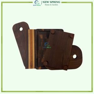 Planche à découper en bois de noyer personnalisée de qualité supérieure fabriquée au Vietnam bloc à découper de cuisine en gros - Product Image 4