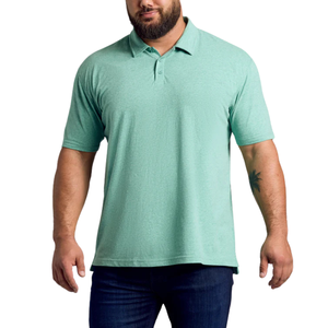 เสื้อโปโลผู้ชายลำลองคลาสสิกแขนครึ่งตัว ออกแบบเองได้ คุณภาพส่งออก เสื้อโปโลผู้ชายทรงปกติ สีตามสั่ง - Product Image 3