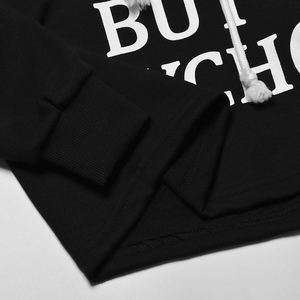 Sudadera con capucha corta informal para mujer de tendencia superior 2024, tela de punto bordada con logotipo personalizable para uso en primavera e invierno - Product Image 6