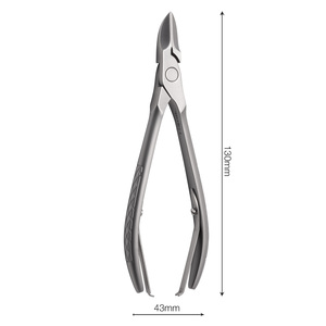 อุปกรณ์ตัดเล็บ Nghia ทำจากสเตนเลสสีเทาขนาด130มม. X 43มม. เลือกได้ตามต้องการ - Product Image 2