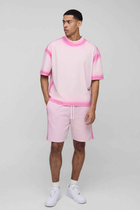 T-shirt surdimensionné Boxy à coutures délavées pour homme 100% coton - Product Image 2