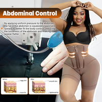 Fajas Colombianas Reductoras de Alta Compresión Postoperatorias para Mujer, Shorts Moldeadores BBL con Control de Abdomen y Levantamiento de Glúteos