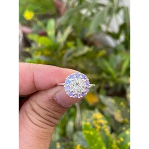 925 Silver Natural Aquamarine <b>Ring</b> with Marquise Cut Rhodium Plated Gemstone Men's Engagement <b>Ring</b> - Product Image 1