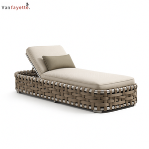 Canapé de <span class=keywords><strong>jardin</strong></span> Donoo tout temps trois places avec <span class=keywords><strong>design</strong></span> confortable de <span class=keywords><strong>fauteuil</strong></span> de <span class=keywords><strong>jardin</strong></span> et style d'angle en corde pour une utilisation en extérieur - Product Image 5
