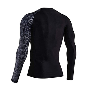 Customize Your Own Logo Sublimated Full Sleeve <b>Men</b> Rash Guard new arrival best sustainable <b>Compression</b> <b>Shirt</b> <b>for</b> <b>Men</b> Rash guard - Product Image 2