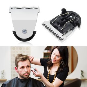 Lames de rechange professionnelles en acier inoxydable pour tondeuses à cheveux, compatibles avec les tondeuses électriques à prise américaine - Product Image 4