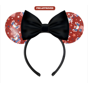 Diadema con Orejas de Ratón Personalizada, Diseño Pre-Aprobado de Fábrica, Hecho a Medida, Accesorio para el Cabello, Estilo Bubbly - Product Image 1