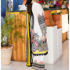 Traditional Embroidered Ladies Suit Customizable OEM Service Stylish Embroidered Women Suit - Product Image 5