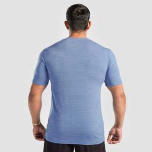 เสื้อยืดเจอร์ซีย์วีบี สีฟ้าอ่อน ลายพิมพ์แอนิเมชั่น ผ้าเจอร์ซีย์เนื้อหนา ย้อมสีพื้น พิมพ์ลายด้วยเทคนิคซิลค์สกรีน - Product Image 2