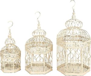 Jaula para mascotas con aspecto clásico antiguo, artículo de regalo de temporada festiva, precio directo de fábrica de alta calidad, decoración del hogar - Product Image 3