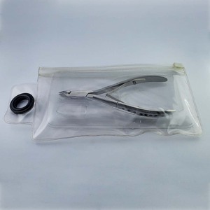 Pinzas para cutículas de la mejor calidad, junta de caja, doble resorte, mango impreso, acabado de pulido de espejo - Product Image 5